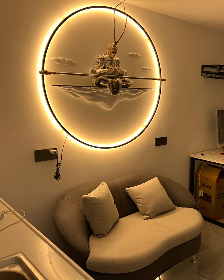 WOMO Large Circular Accent Wall Sconce-WM6040 - Image 22