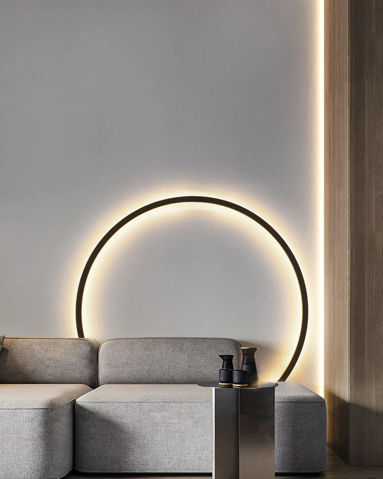 WOMO Large Circular Accent Wall Sconce-WM6040 - Image 3