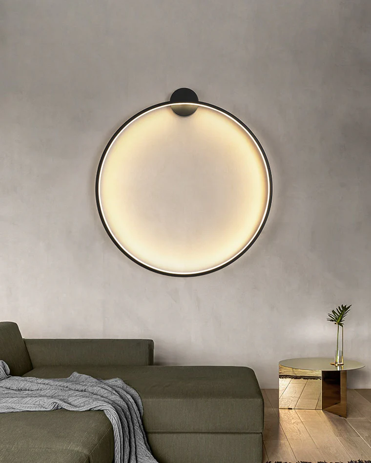 WOMO Large Circular Accent Wall Sconce-WM6040 - Image 4