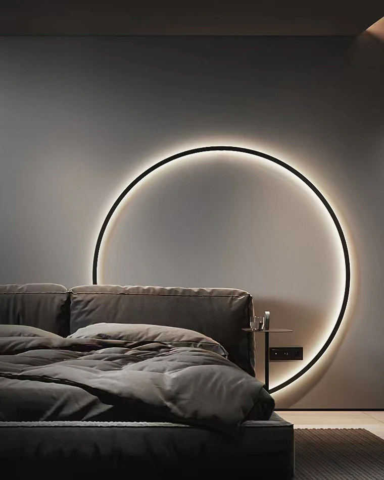WOMO Large Circular Accent Wall Sconce-WM6040 - Image 6