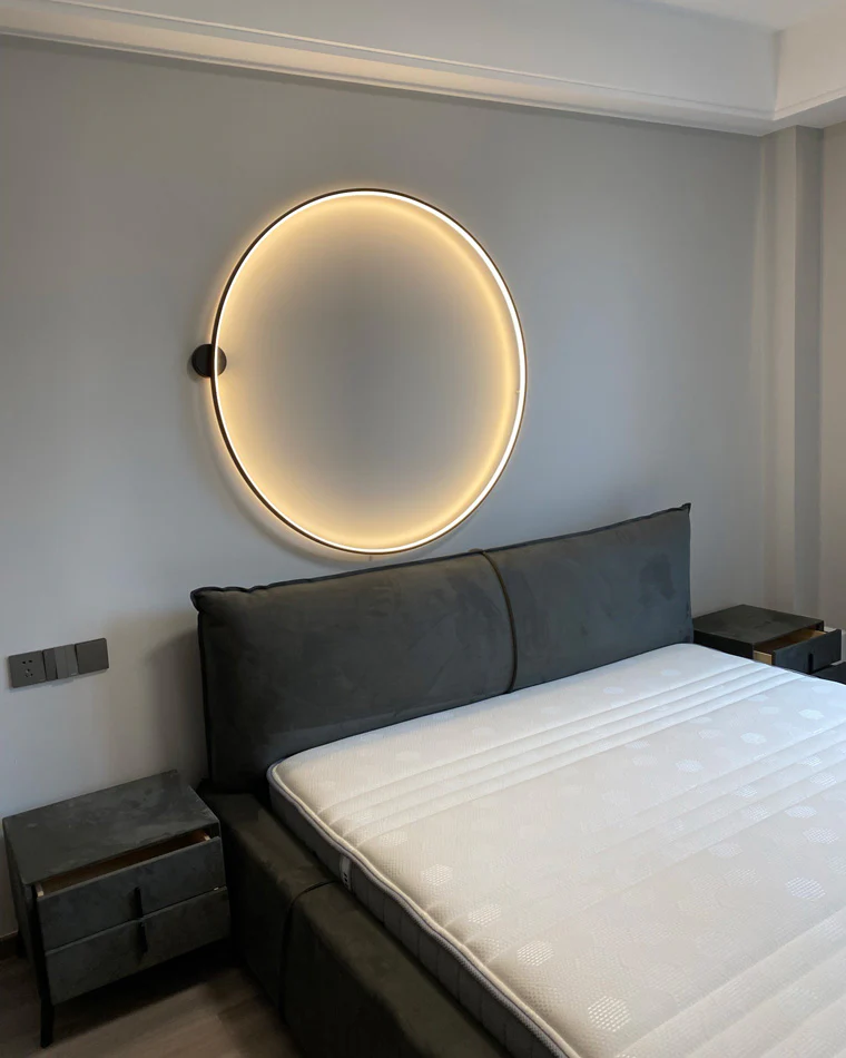 WOMO Large Circular Accent Wall Sconce-WM6040 - Image 8