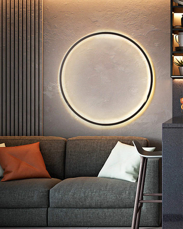 WOMO Large Circular Accent Wall Sconce-WM6040 - Image 9