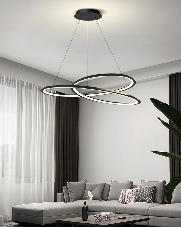 WOMO Swirl Led Chandelier-WM2073 - Image 2
