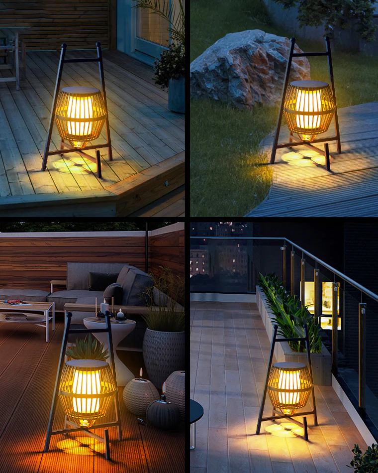WOMO Solar Lantern Floor Light-WM9010 - Image 36