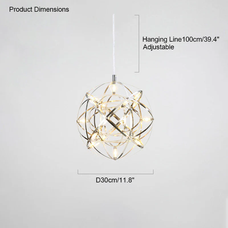 WOMO Starry Globe Chandelier-WM2091 - Image 47