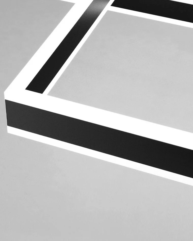 WOMO Tiered Black Square Chandelier-WM2016 - Image 17