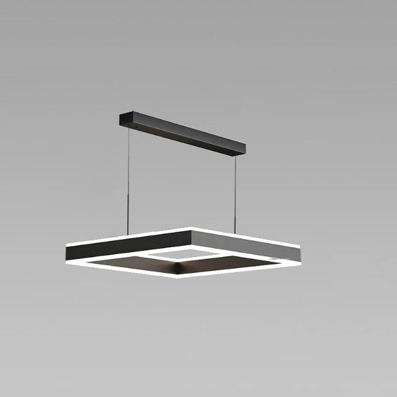 WOMO Tiered Black Square Chandelier-WM2016 - Image 20