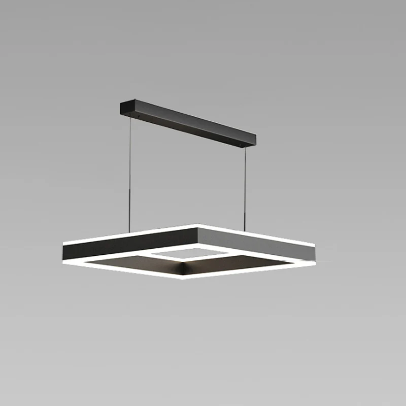 WOMO Tiered Black Square Chandelier-WM2016 - Image 22