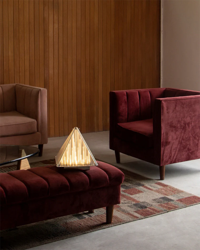 WOMO Pyramid Night Table Lamp-WM8005 - Image 13