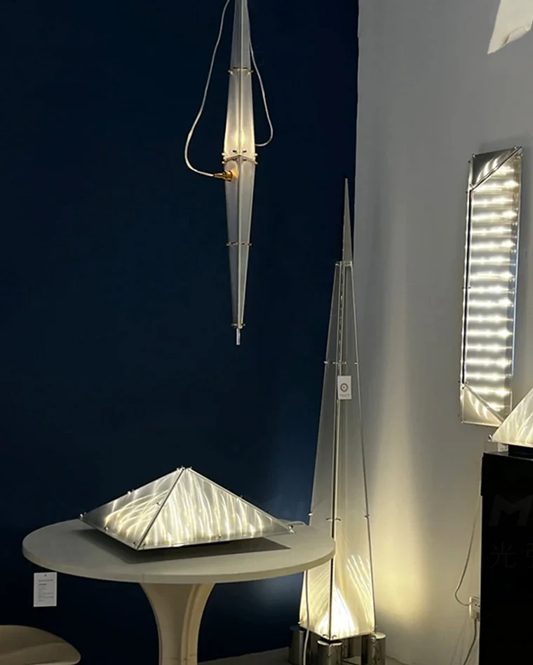 WOMO Pyramid Night Table Lamp-WM8005 - Image 15