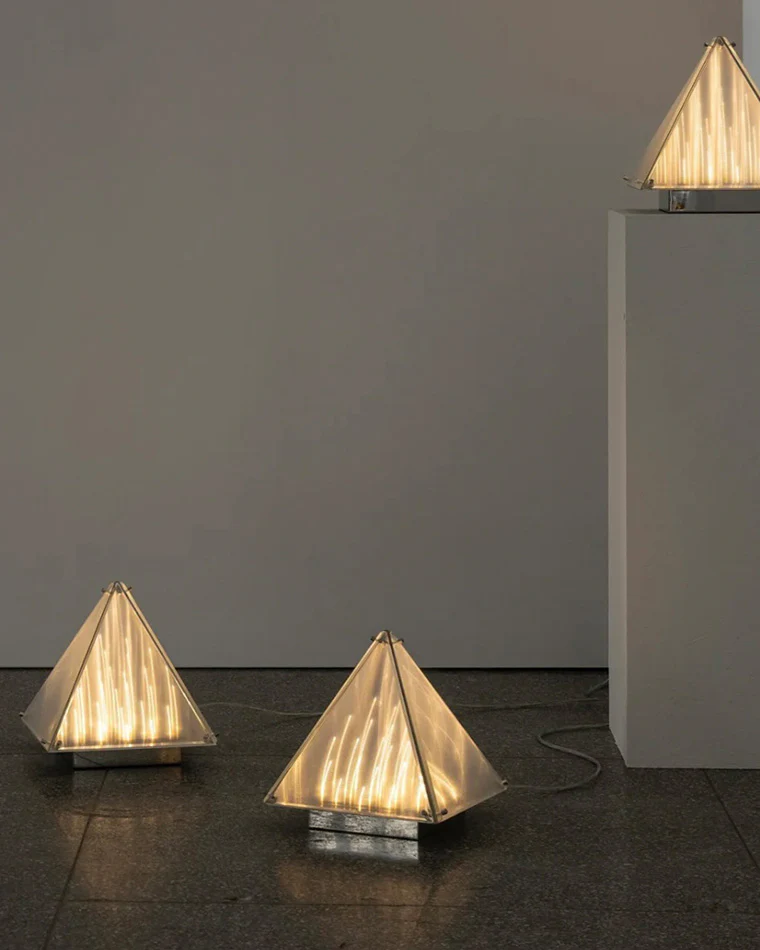 WOMO Pyramid Night Table Lamp-WM8005 - Image 3