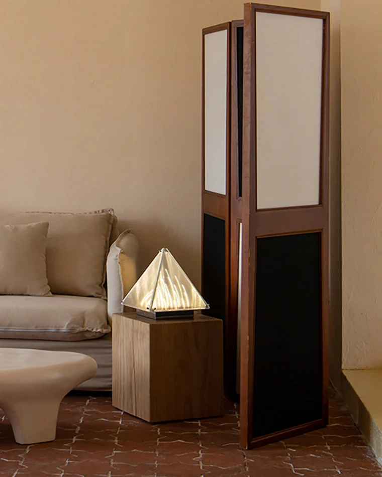 WOMO Pyramid Night Table Lamp-WM8005 - Image 36