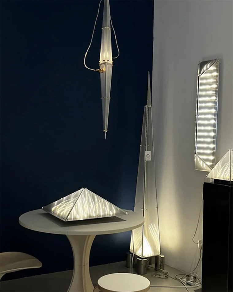 WOMO Pyramid Night Table Lamp-WM8005 - Image 37