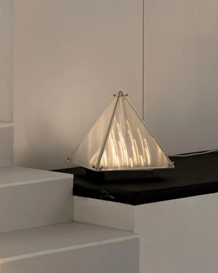 WOMO Pyramid Night Table Lamp-WM8005 - Image 4
