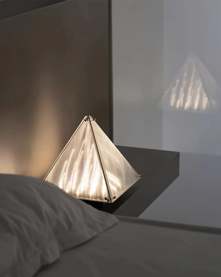 WOMO Pyramid Night Table Lamp-WM8005 - Image 42