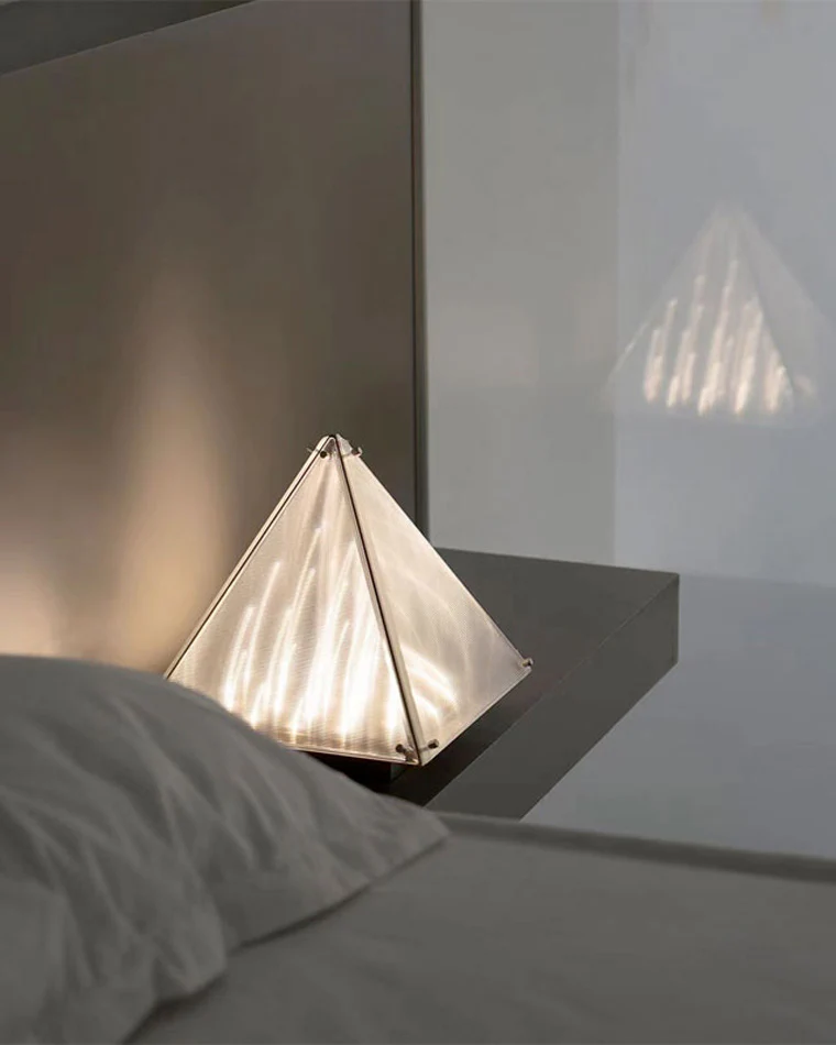 WOMO Pyramid Night Table Lamp-WM8005 - Image 5