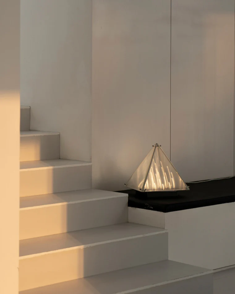 WOMO Pyramid Night Table Lamp-WM8005 - Image 9