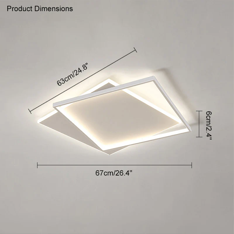 WOMO Flat Square Ceiling Light-WM1011 - Image 22