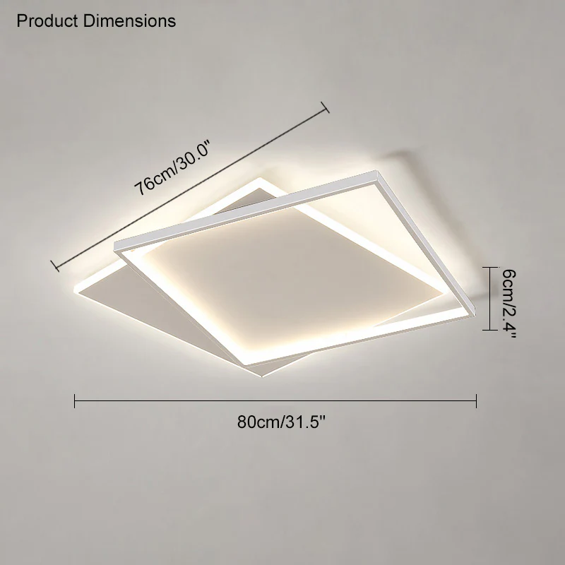 WOMO Flat Square Ceiling Light-WM1011 - Image 24