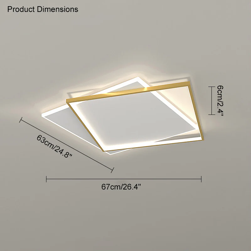 WOMO Flat Square Ceiling Light-WM1011 - Image 31