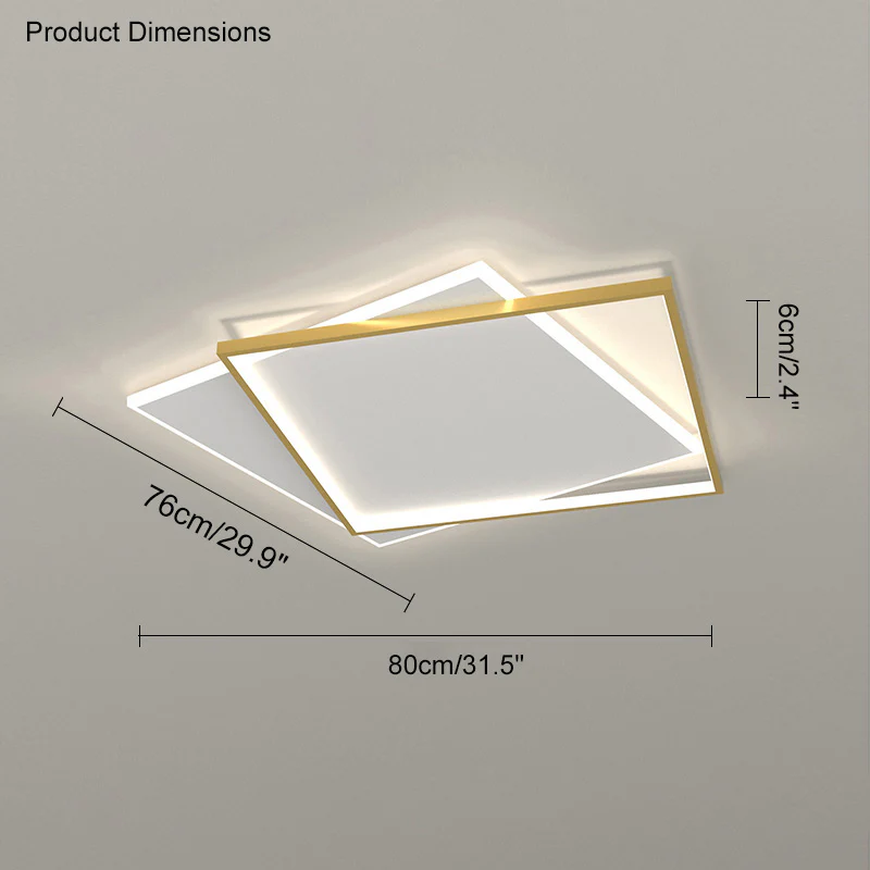 WOMO Flat Square Ceiling Light-WM1011 - Image 33