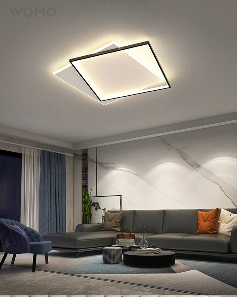WOMO Flat Square Ceiling Light-WM1011 - Image 5