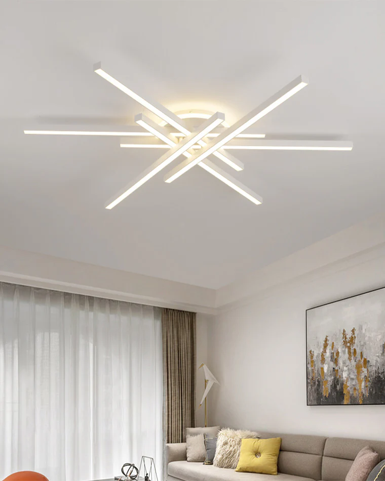 WOMO Integrated Led Flush Mount Ceiling Light-WM1008 - Image 10
