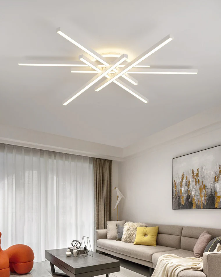 WOMO Integrated Led Flush Mount Ceiling Light-WM1008 - Image 12