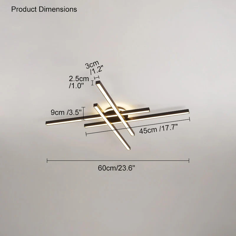 WOMO Integrated Led Flush Mount Ceiling Light-WM1008 - Image 25
