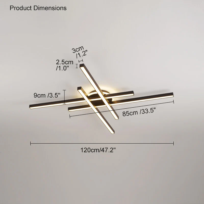 WOMO Integrated Led Flush Mount Ceiling Light-WM1008 - Image 29