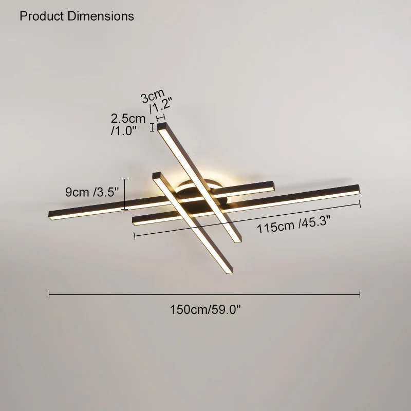 WOMO Integrated Led Flush Mount Ceiling Light-WM1008 - Image 31