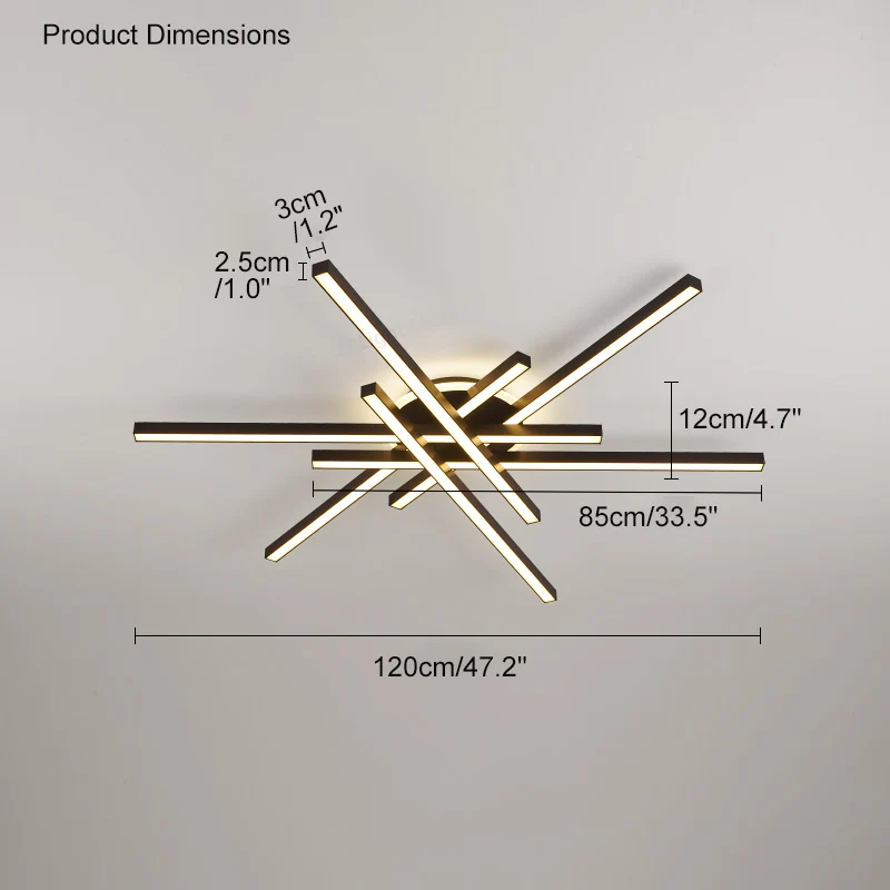 WOMO Integrated Led Flush Mount Ceiling Light-WM1008 - Image 33