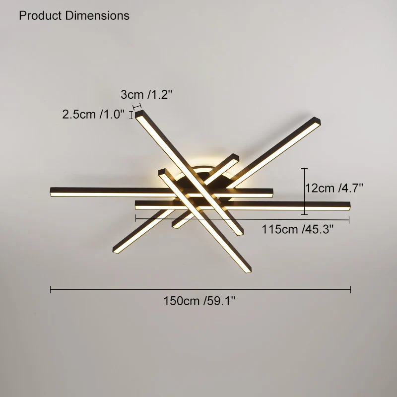 WOMO Integrated Led Flush Mount Ceiling Light-WM1008 - Image 35