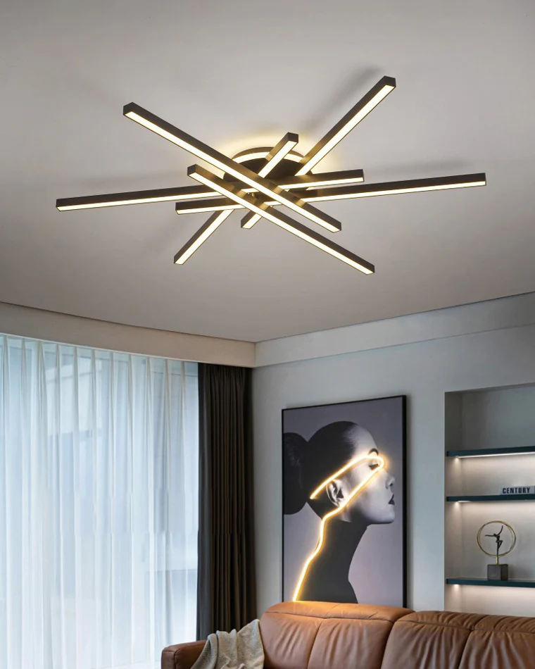 WOMO Integrated Led Flush Mount Ceiling Light-WM1008 - Image 7