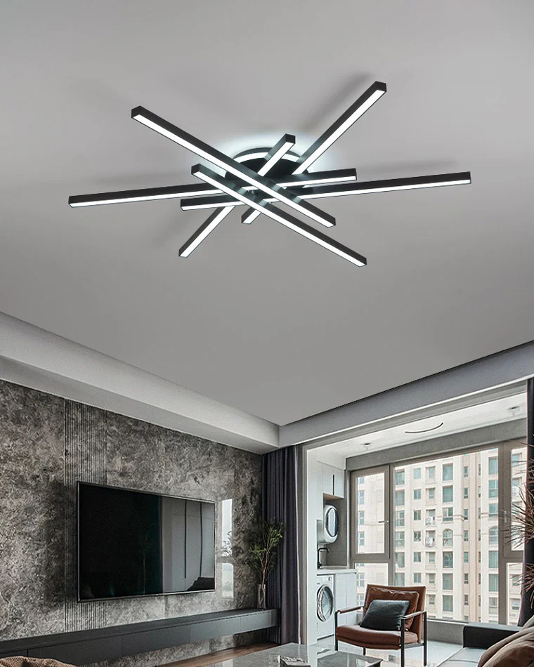 WOMO Integrated Led Flush Mount Ceiling Light-WM1008 - Image 8