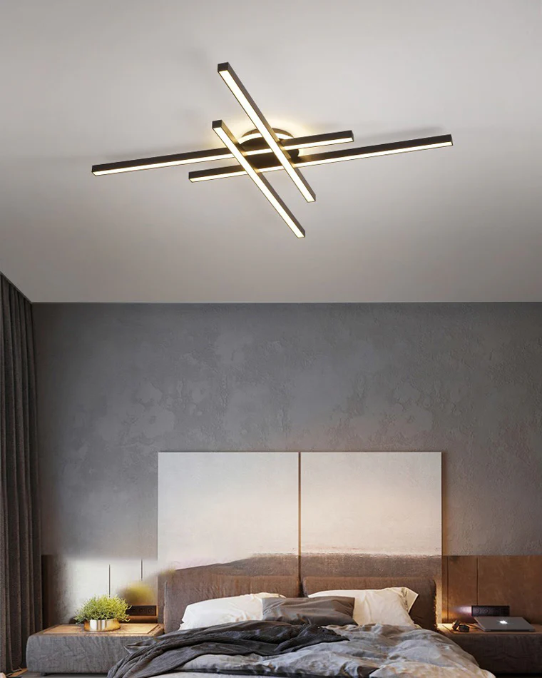 WOMO Integrated Led Flush Mount Ceiling Light-WM1008 - Image 9