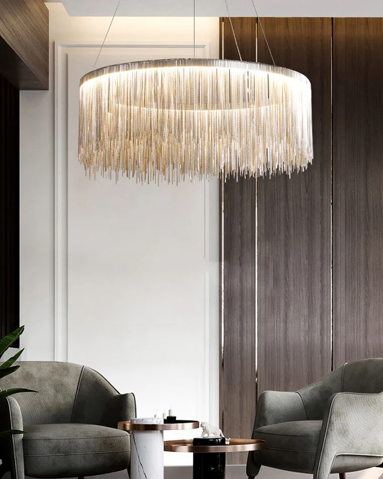 WOMO Fringe Round Chandelier-WM2062a - Image 20