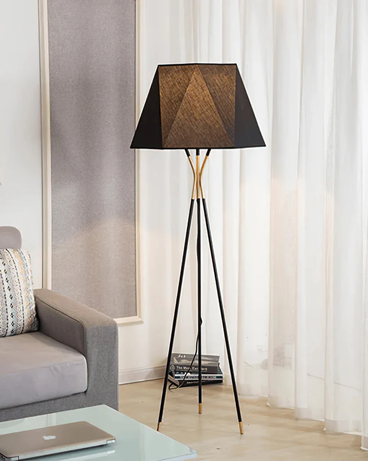 WOMO Faceted Tripod Floor Lamp-WM7004 - Image 15
