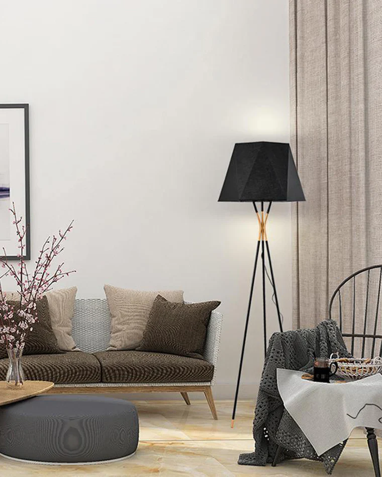 WOMO Faceted Tripod Floor Lamp-WM7004 - Image 18