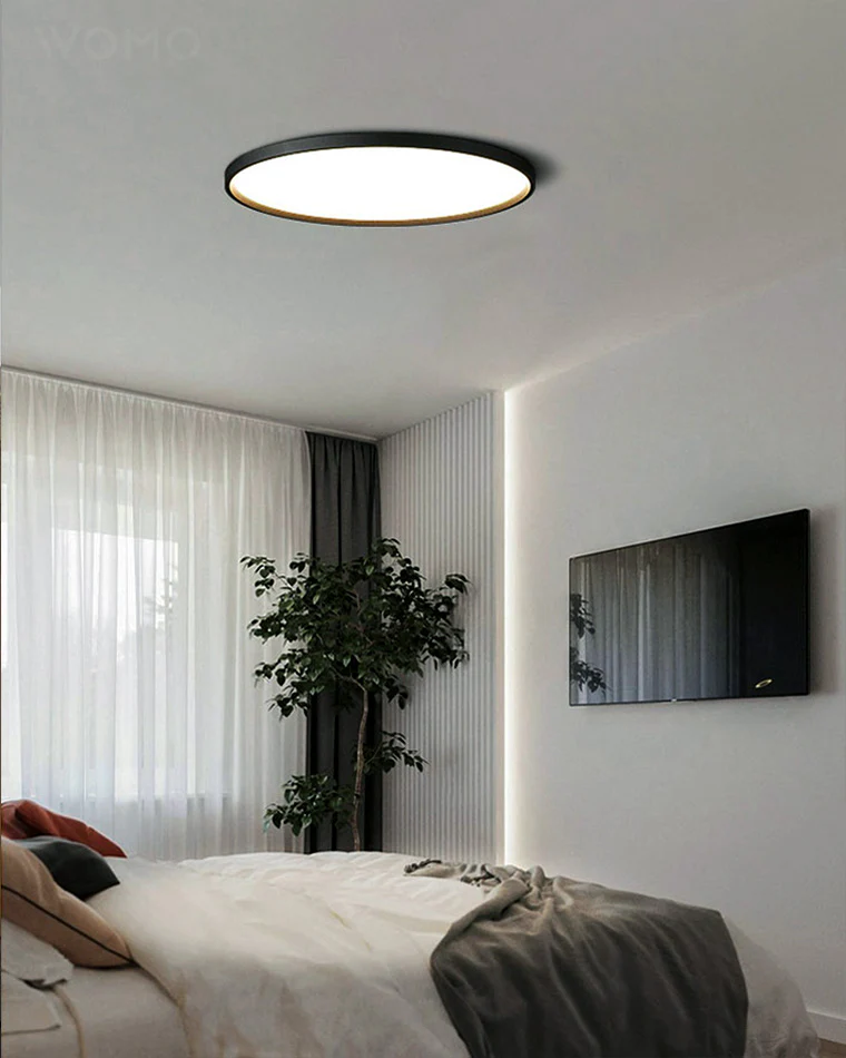 WOMO Flat Round Flush Mount Ceiling Light-WM1024 - Image 4