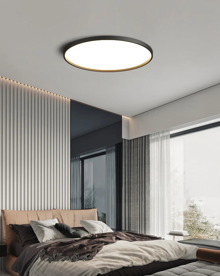 WOMO Flat Round Flush Mount Ceiling Light-WM1024 - Image 5