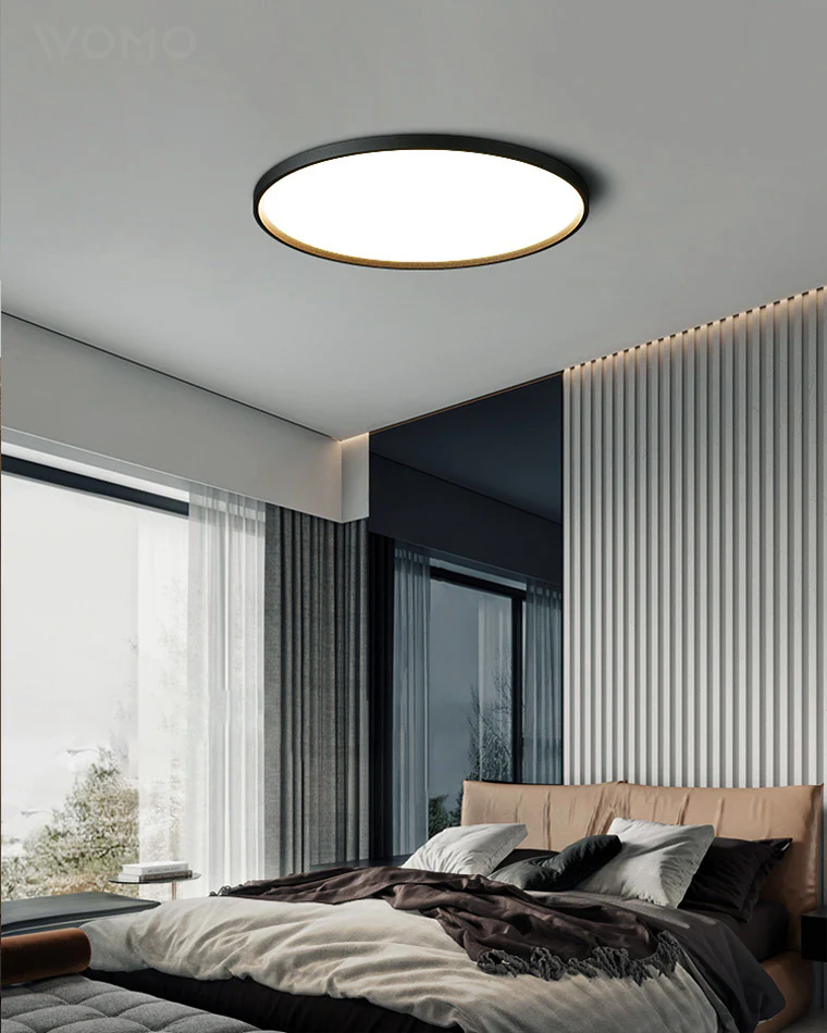 WOMO Flat Round Flush Mount Ceiling Light-WM1024 - Image 7
