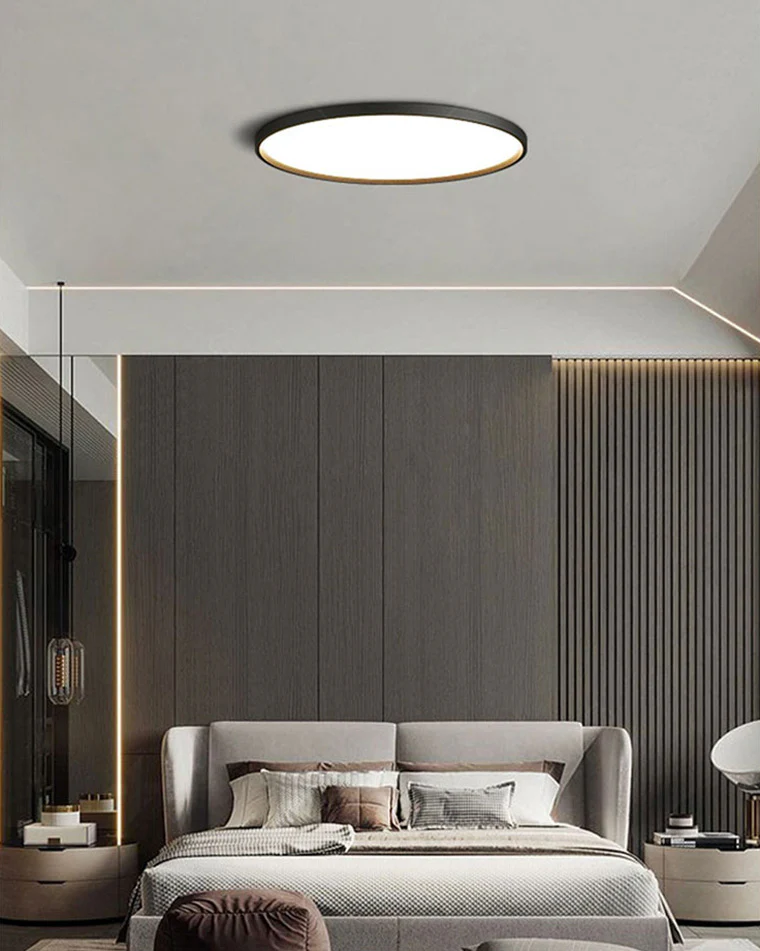 WOMO Flat Round Flush Mount Ceiling Light-WM1024 - Image 8