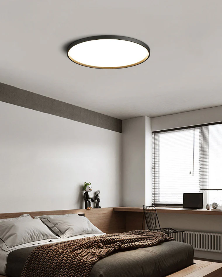WOMO Flat Round Flush Mount Ceiling Light-WM1024 - Image 9