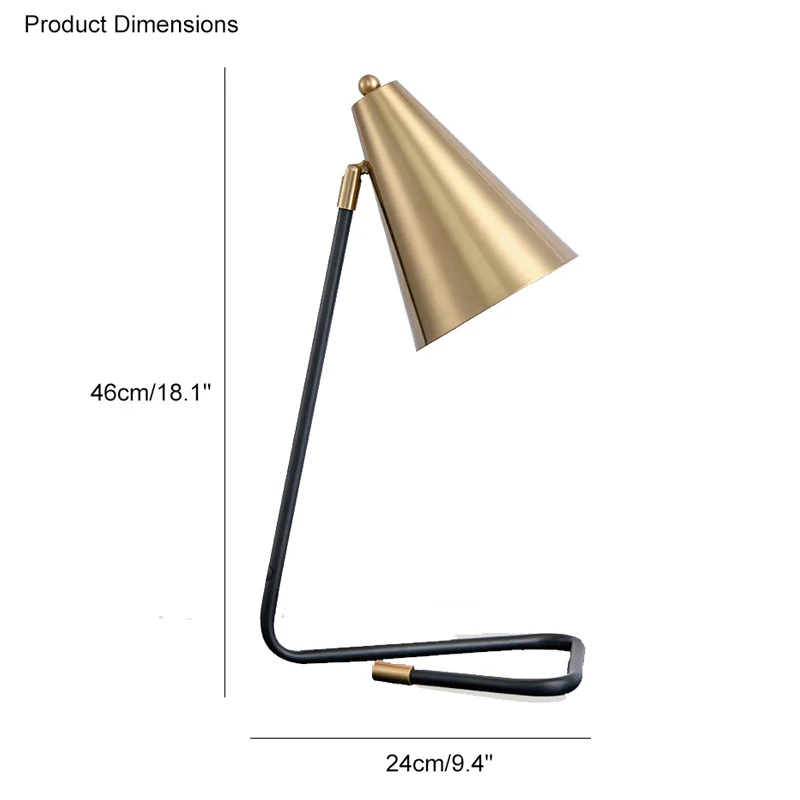 WOMO Funky Articulating Cone Reading Desk Lamp-WM8015 - Image 9