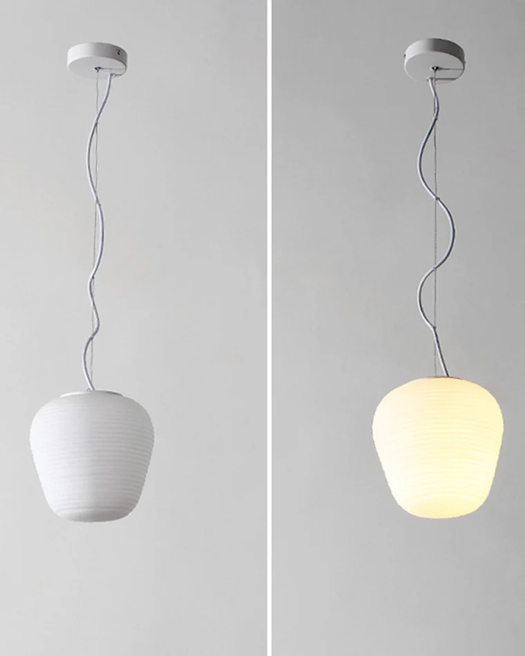 WOMO Lantern Blown Glass Pendant Light-WM2151 - Image 12