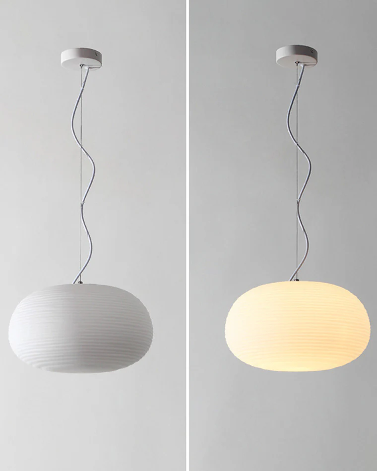 WOMO Lantern Blown Glass Pendant Light-WM2151 - Image 14