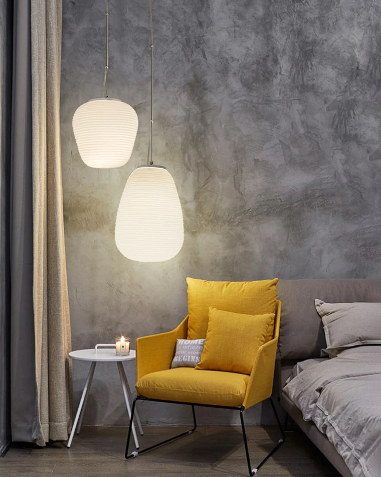 WOMO Lantern Blown Glass Pendant Light-WM2151 - Image 16