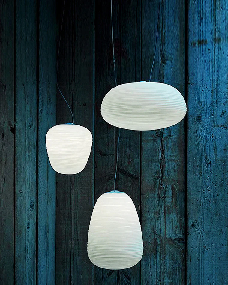 WOMO Lantern Blown Glass Pendant Light-WM2151 - Image 17