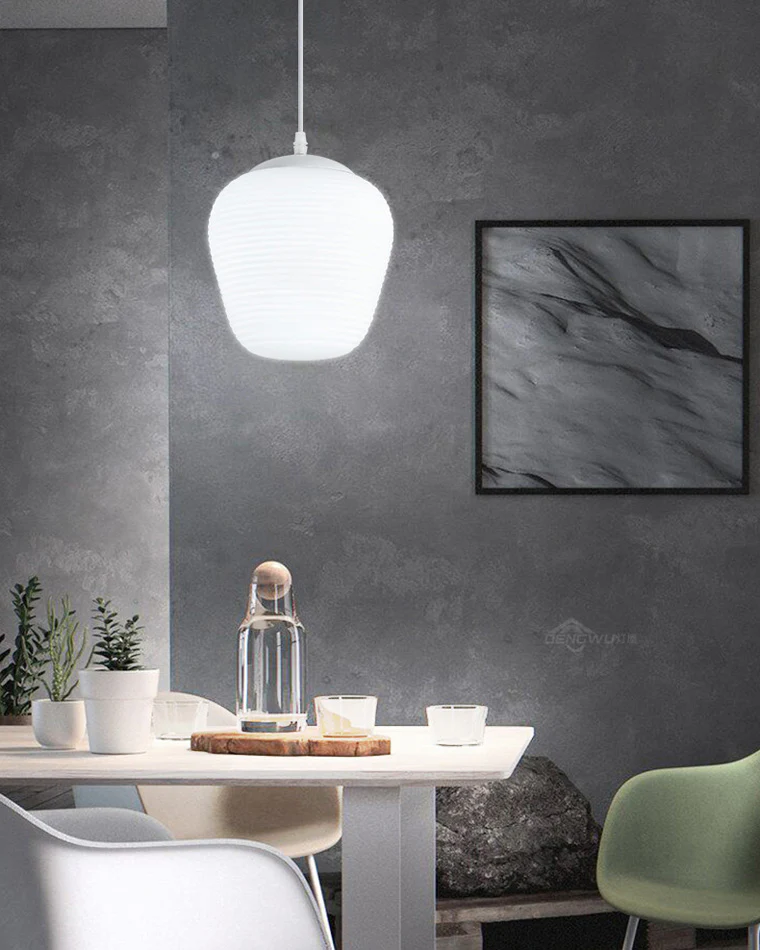 WOMO Lantern Blown Glass Pendant Light-WM2151 - Image 25